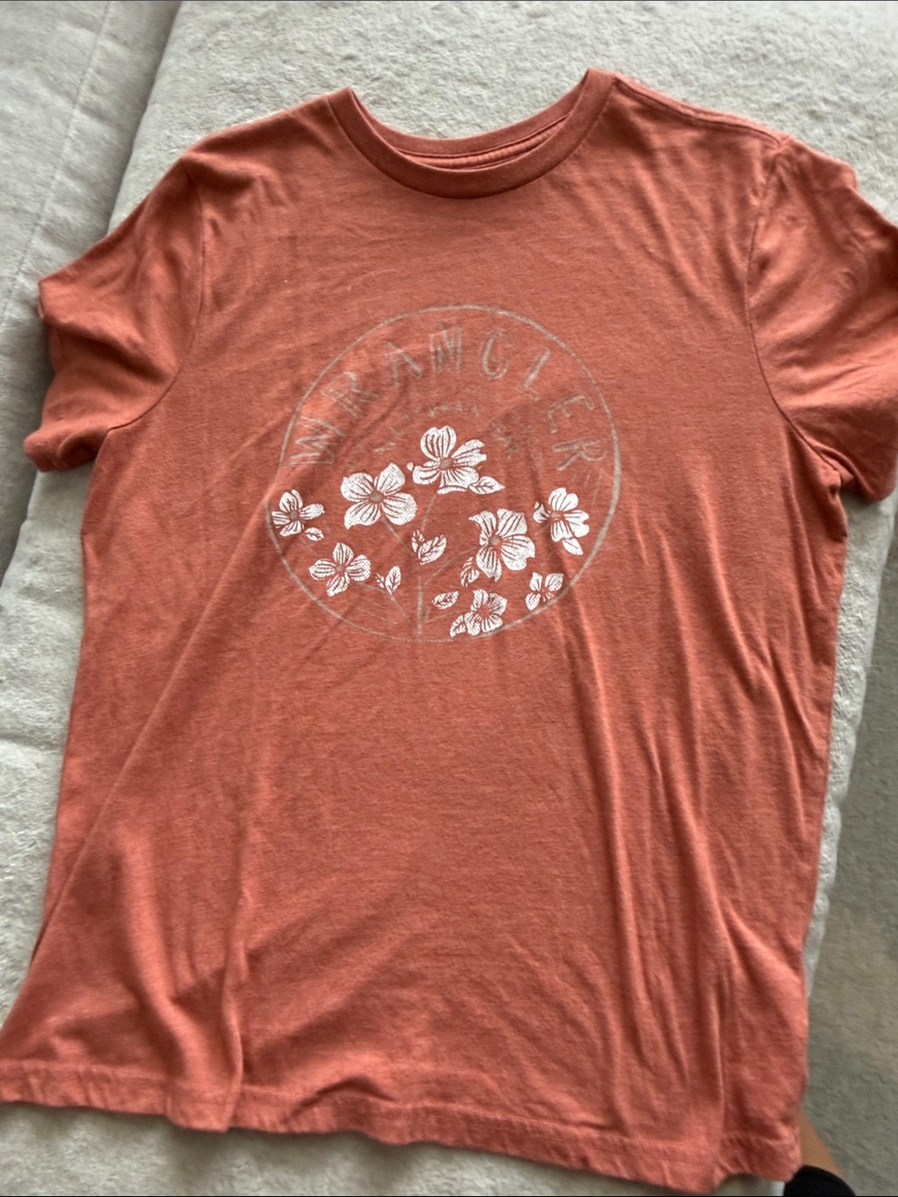 Wrangler Rose Coral Short Sleeve Graphic Tee